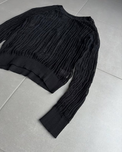 Dior Homme SS07 Long-sleeve mesh shirt