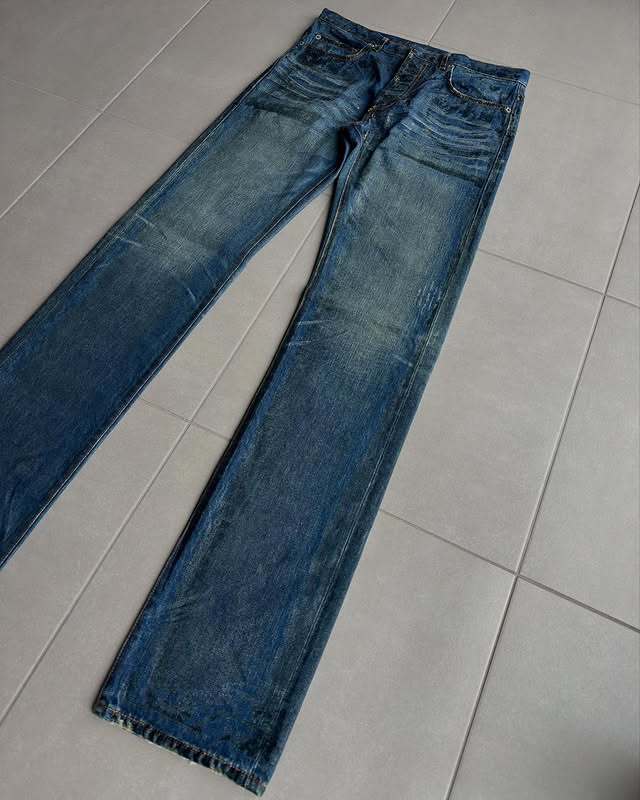 Dior Homme AW07 waxed jeans