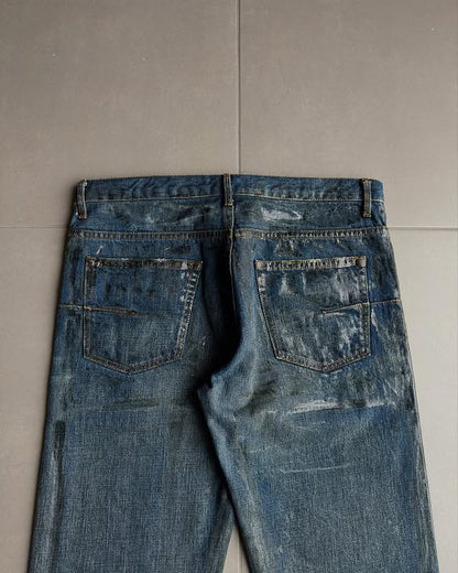 Dior Homme AW07 waxed jeans
