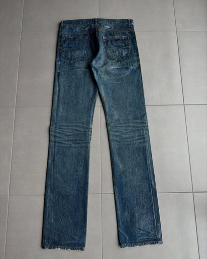 Dior Homme AW07 waxed jeans