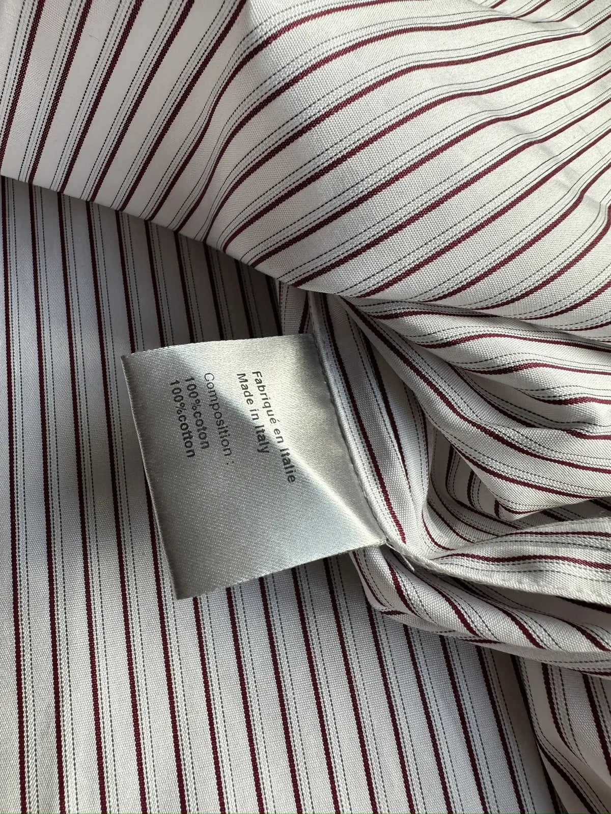 BNWT Dior Homme AW04 “VOTC” striped button up shirt