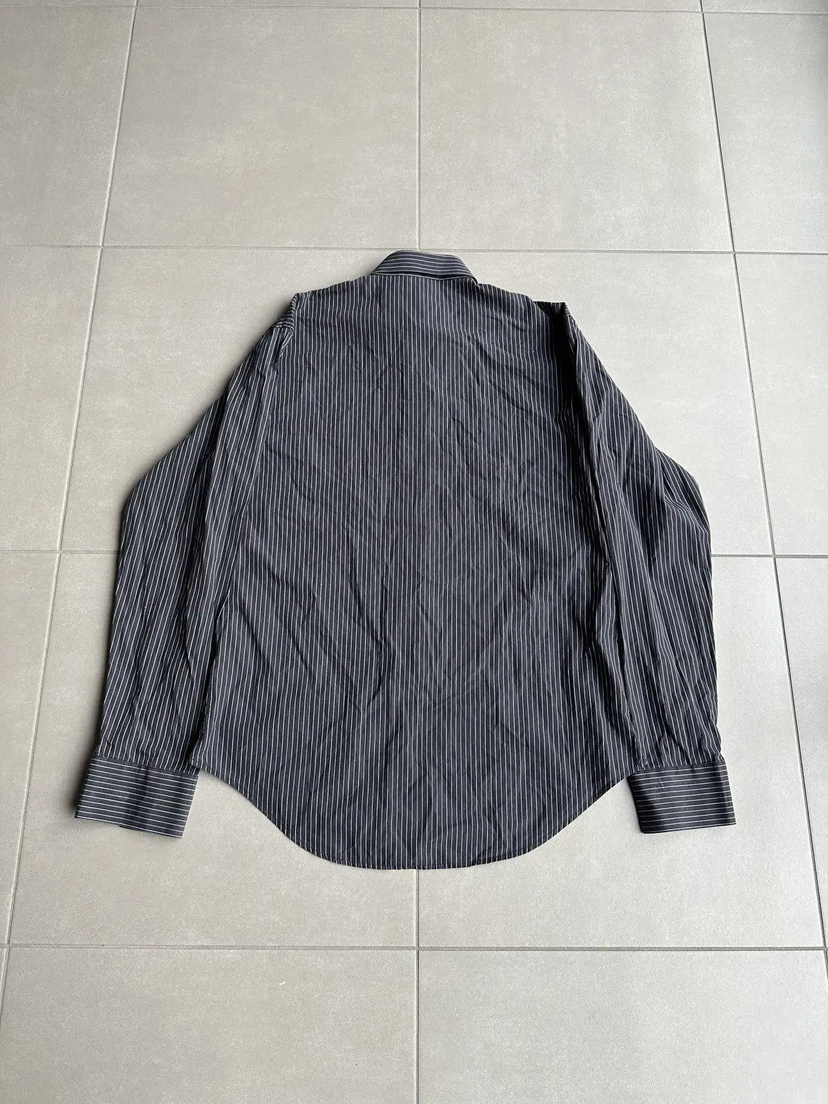 Dior Homme AW06 "These grey days" striped button up shirt