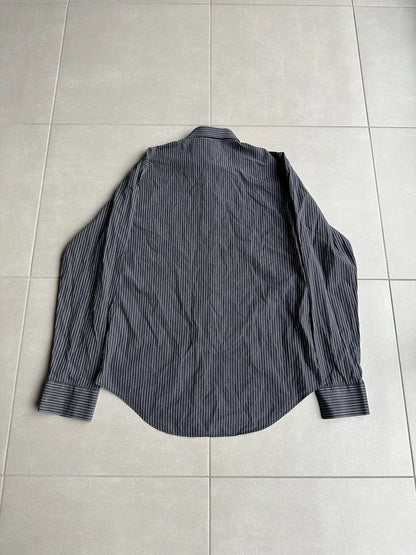 Dior Homme AW06 "These grey days" striped button up shirt