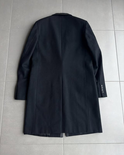 Dior Homme AW03 “Luster” wax tape tuxedo coat