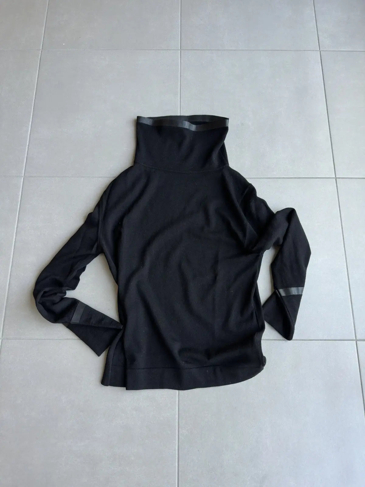 Dior Homme AW03 “Luster” waxed loose high neck sweater