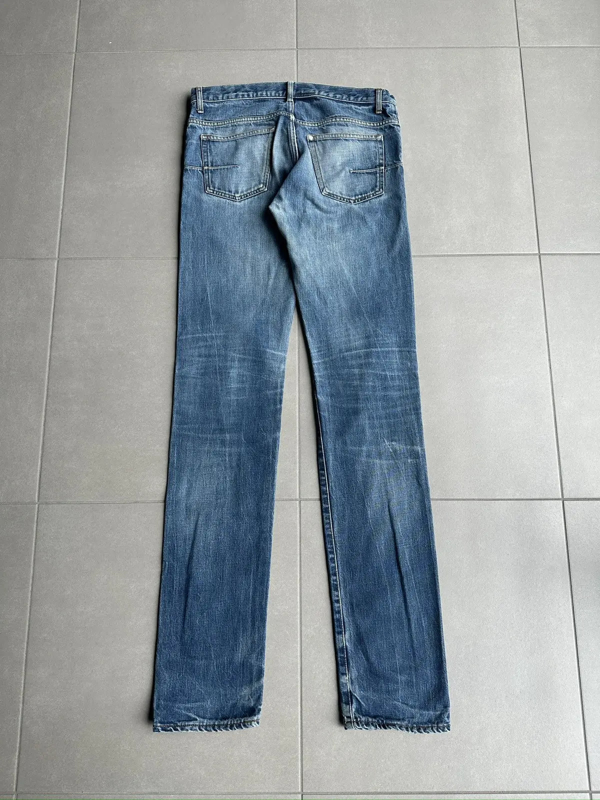 Dior Homme AW07 “Navigate” washed raw jeans