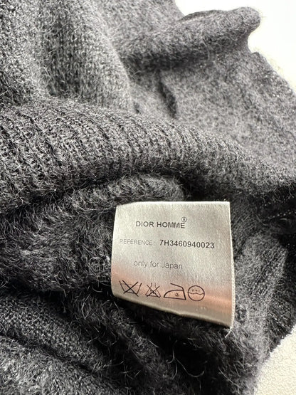 Dior Homme AW07 “Navigate” mohair knit sweater