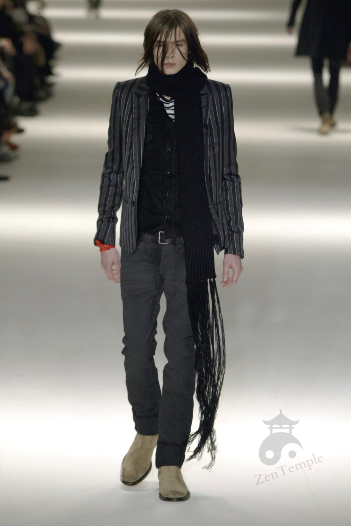 Dior Homme AW04 “Victim Of The Crime” western snap button up shirt