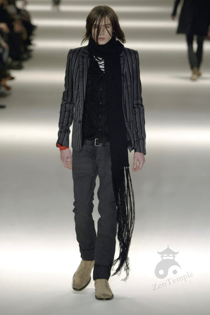 Dior Homme AW04 “Victim Of The Crime” western snap button up shirt