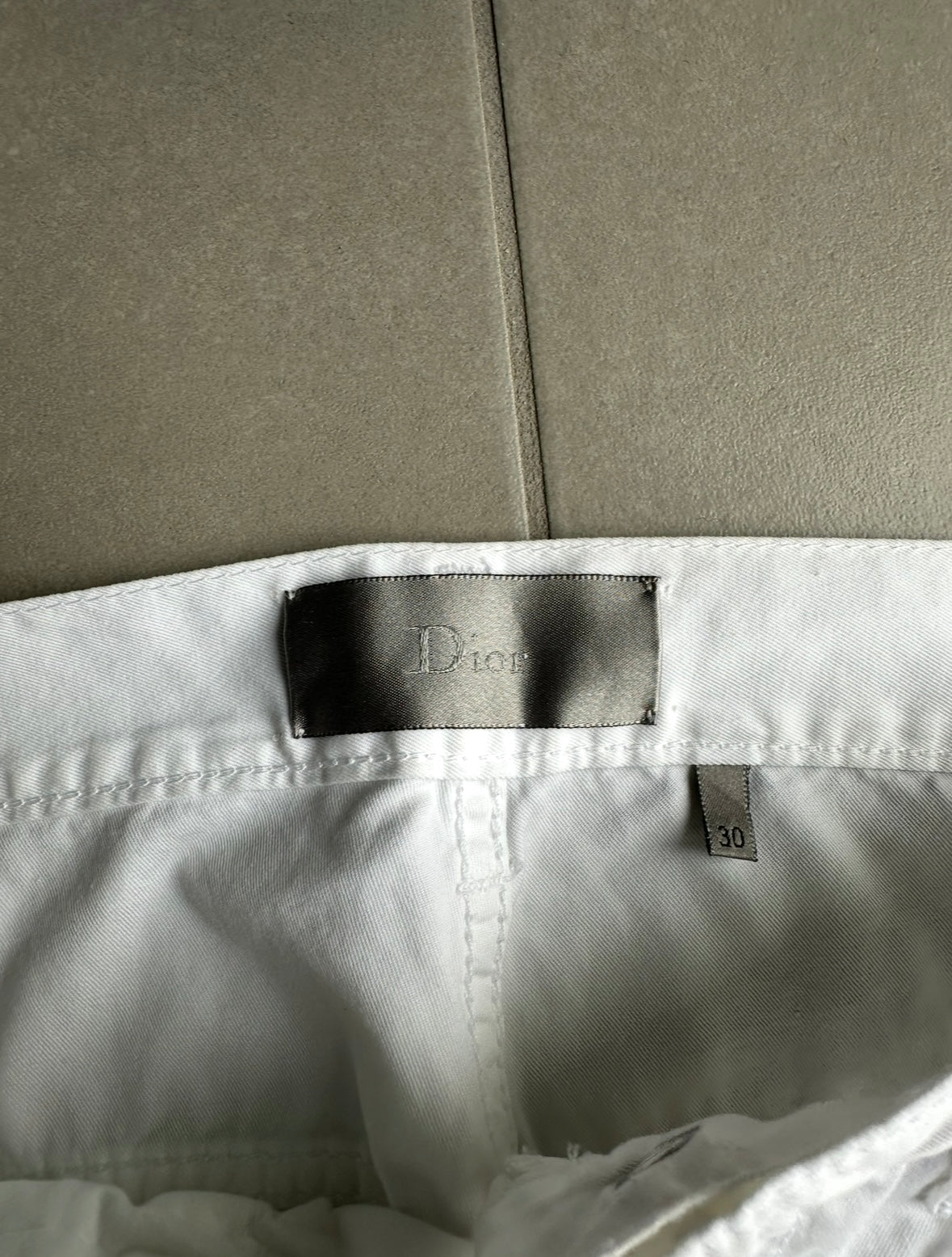 Dior Homme SS07 "we look good together" whiskered trousers