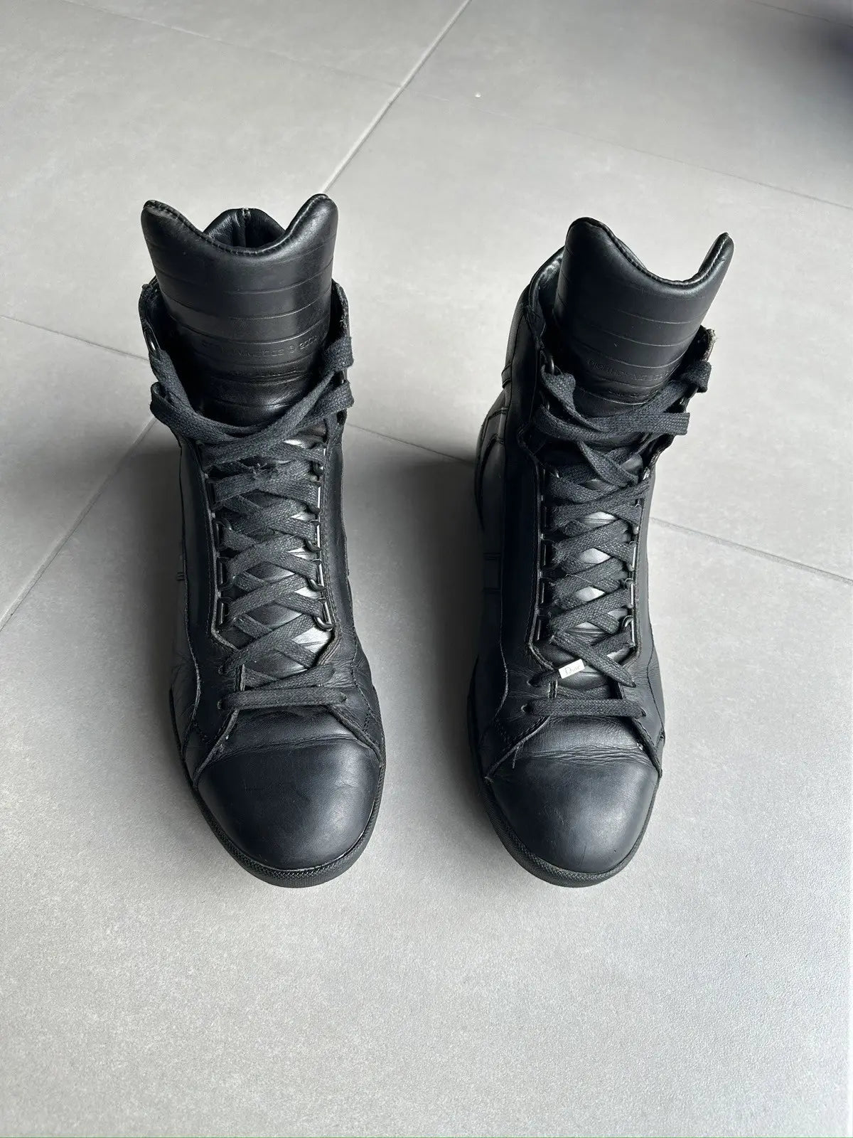 Dior Homme SS04 “Strip” high-top sneakers