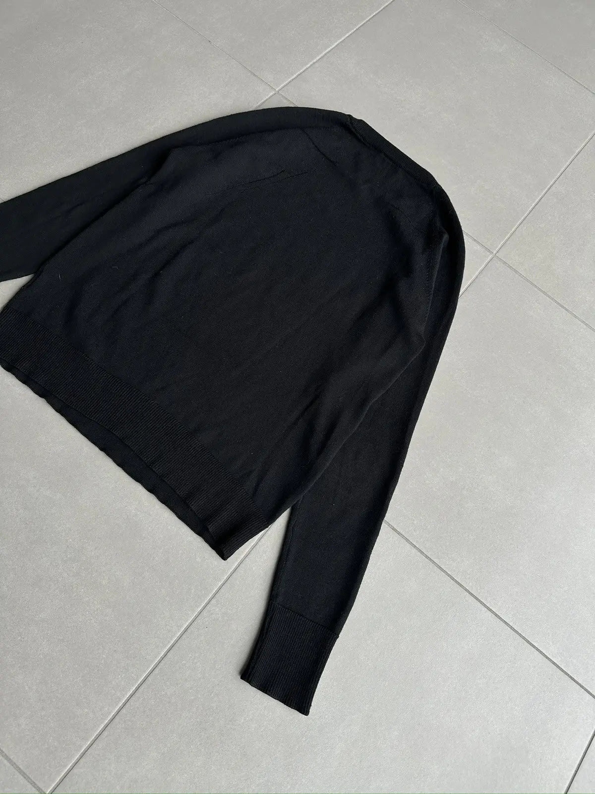 Dior Homme AW05 "in the morning" distressed wool sweater