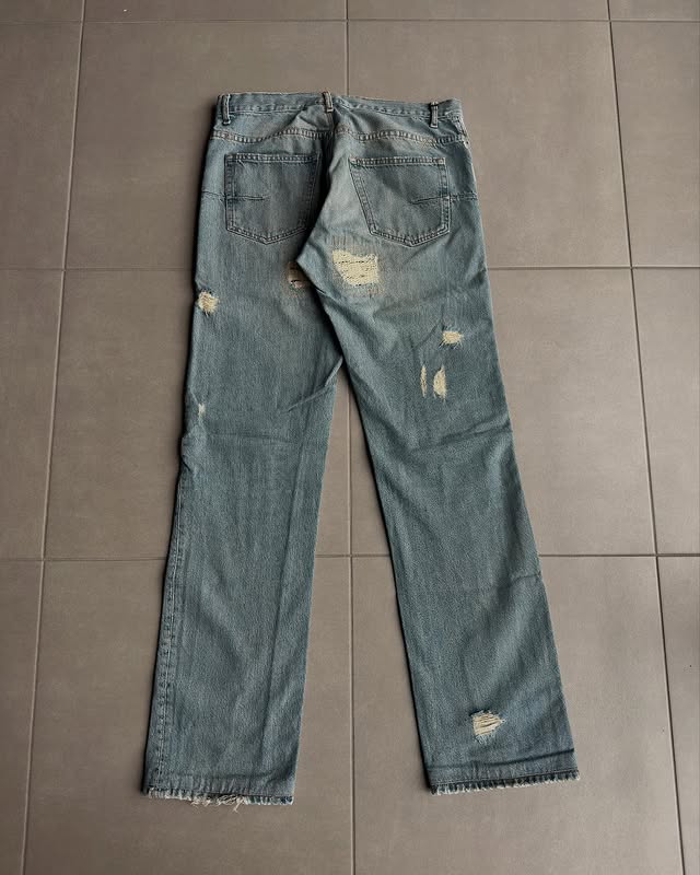 Dior Homme SS06 “The World Is A Mess, But His Hair Was Perfect” crash denim