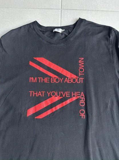 Dior Homme SS06 I’m The Boy About Town union jack t-shirt
