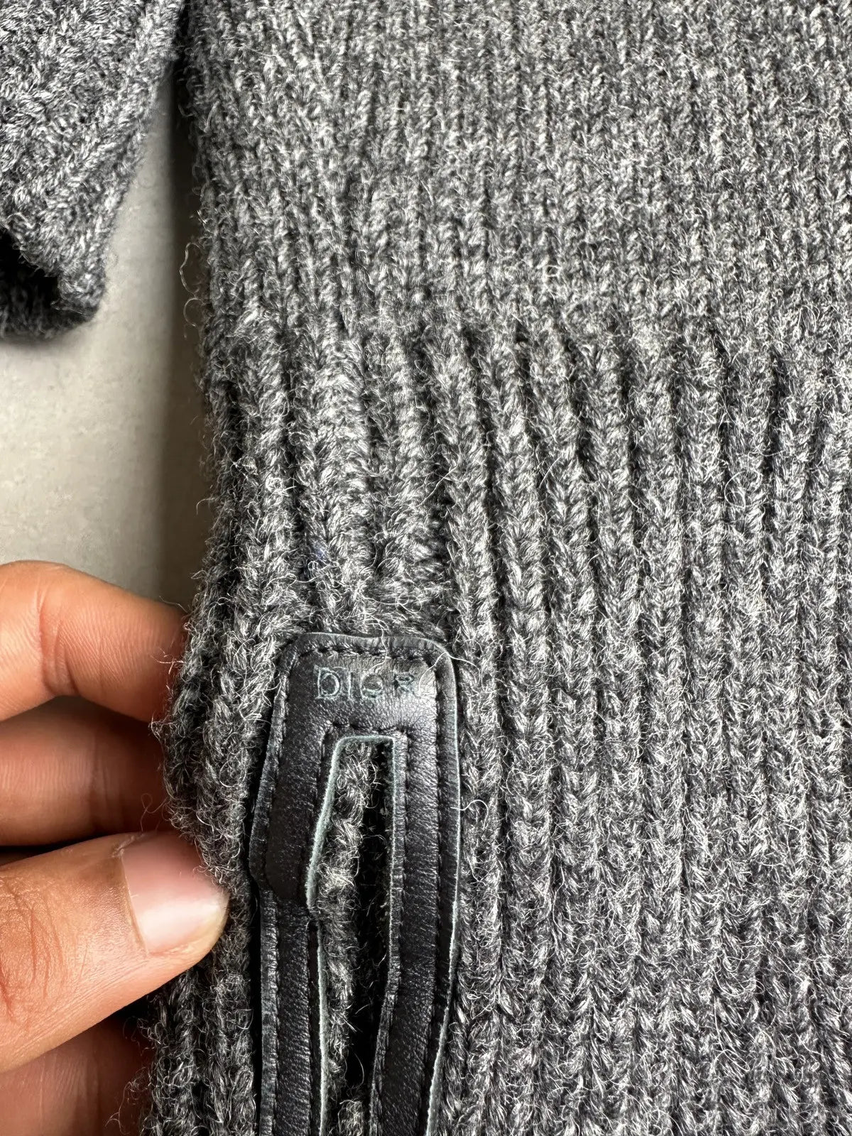 Dior Homme AW04 "Victim Of The Crime" Knit zip up