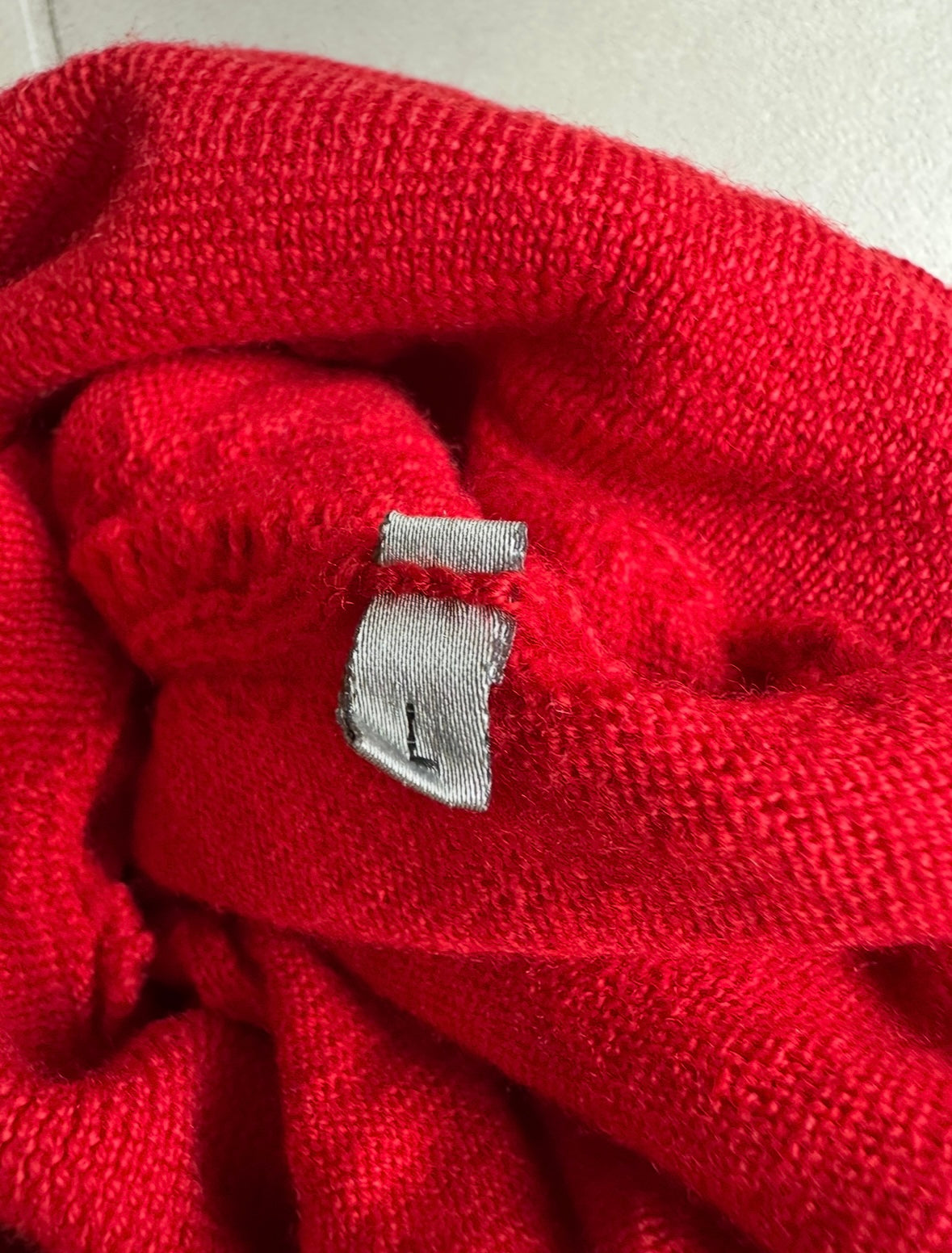 Dior Homme AW07 "Navigate" wool distress turtleneck sweater