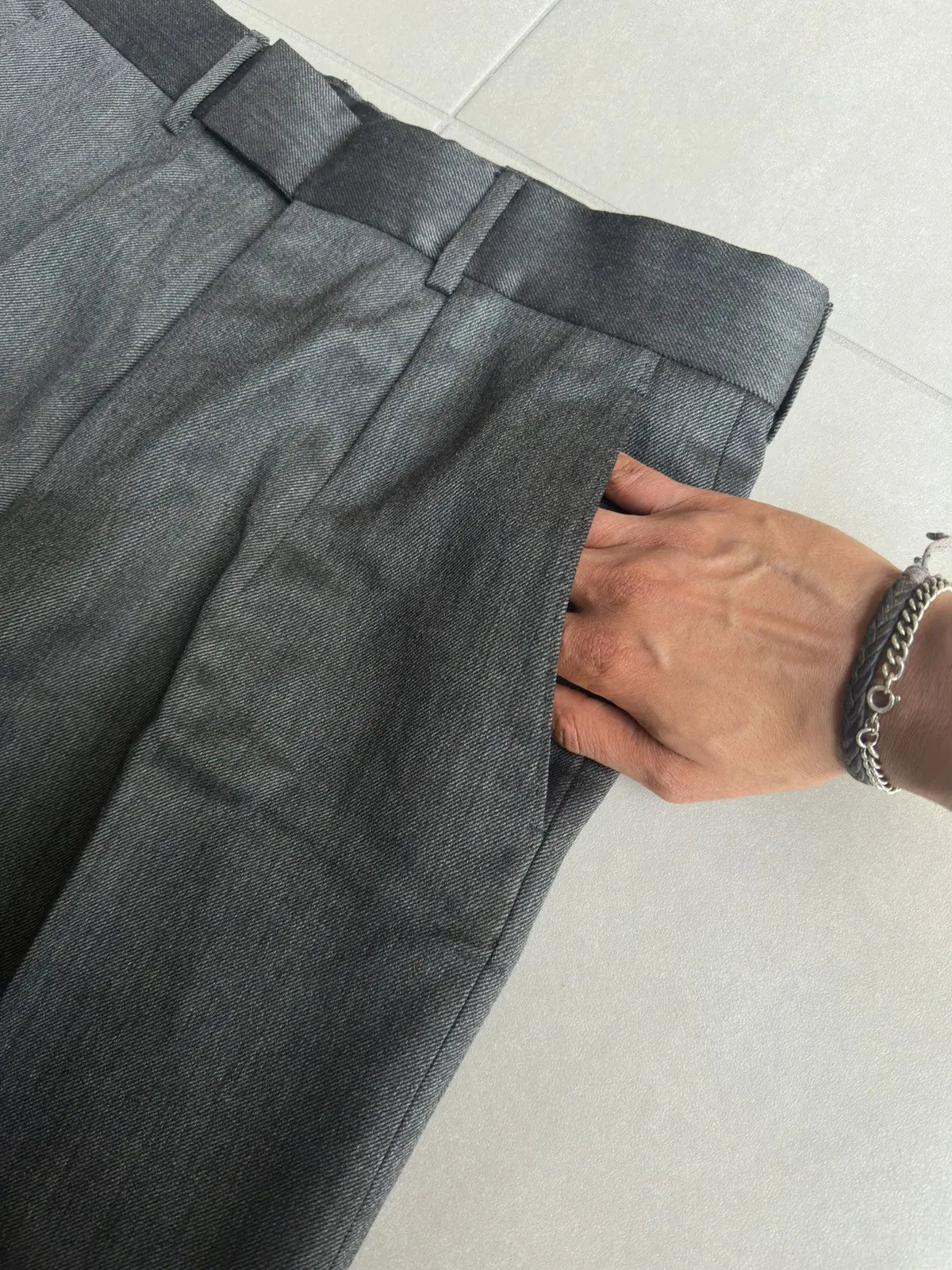 Dior Homme AW06 wide leg trousers