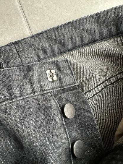 Dior Homme by Hedi Slimane whiskered black jeans