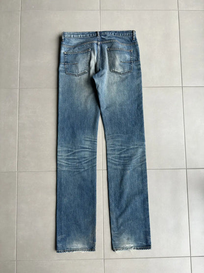 Dior homme SS03 “Follow me” distressed clawmark denim