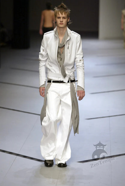 Dior Homme SS03 “Follow Me” Belted rider jacket