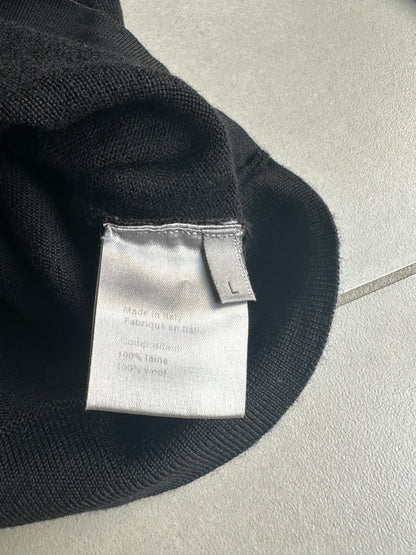 Dior Homme AW03 “Luster” waxed v-neck sweater