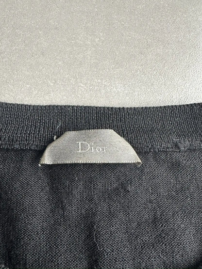 Dior Homme AW05 "in the morning" distressed wool sweater