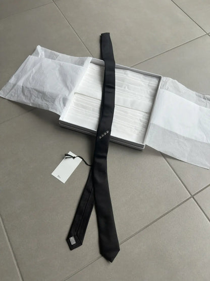 Dior Homme SS04 "Strip" 4 Bee skinny silk tie by