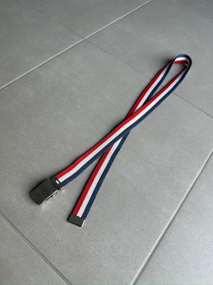Dior Homme SS06 tri colour canvas belt