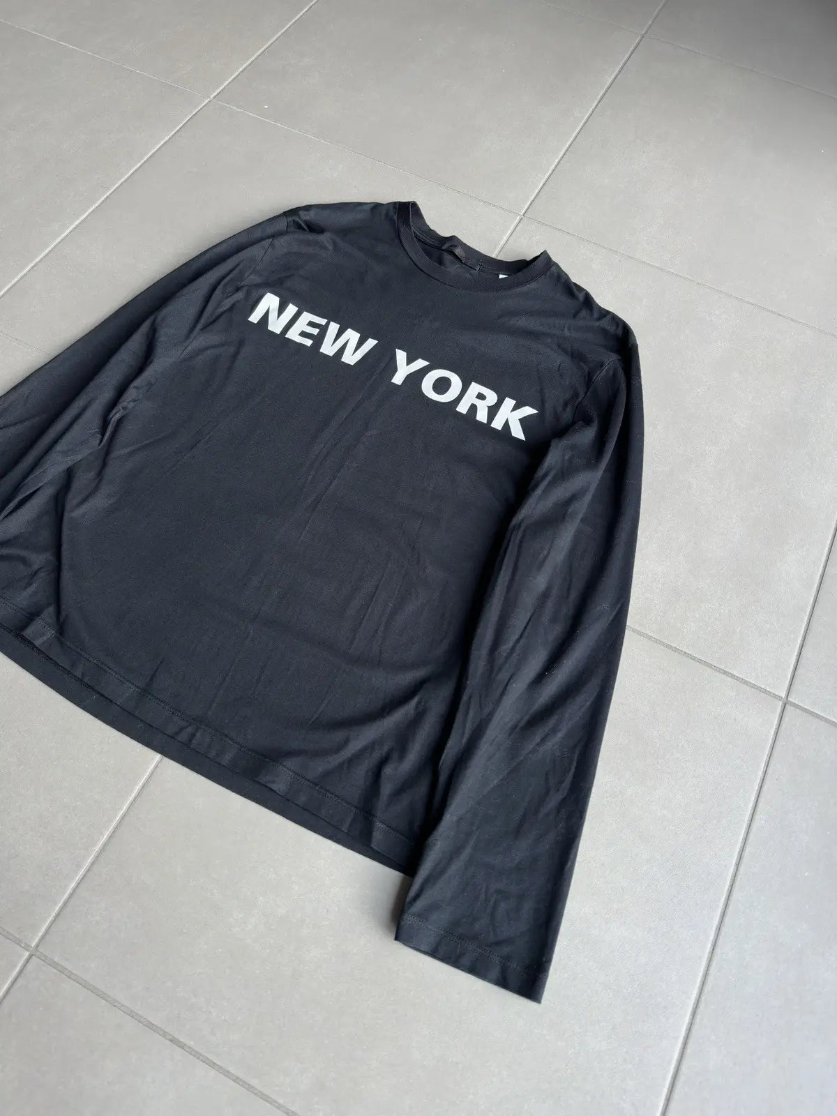 Helmut Lang AW2002 backstage long-sleeve shirt