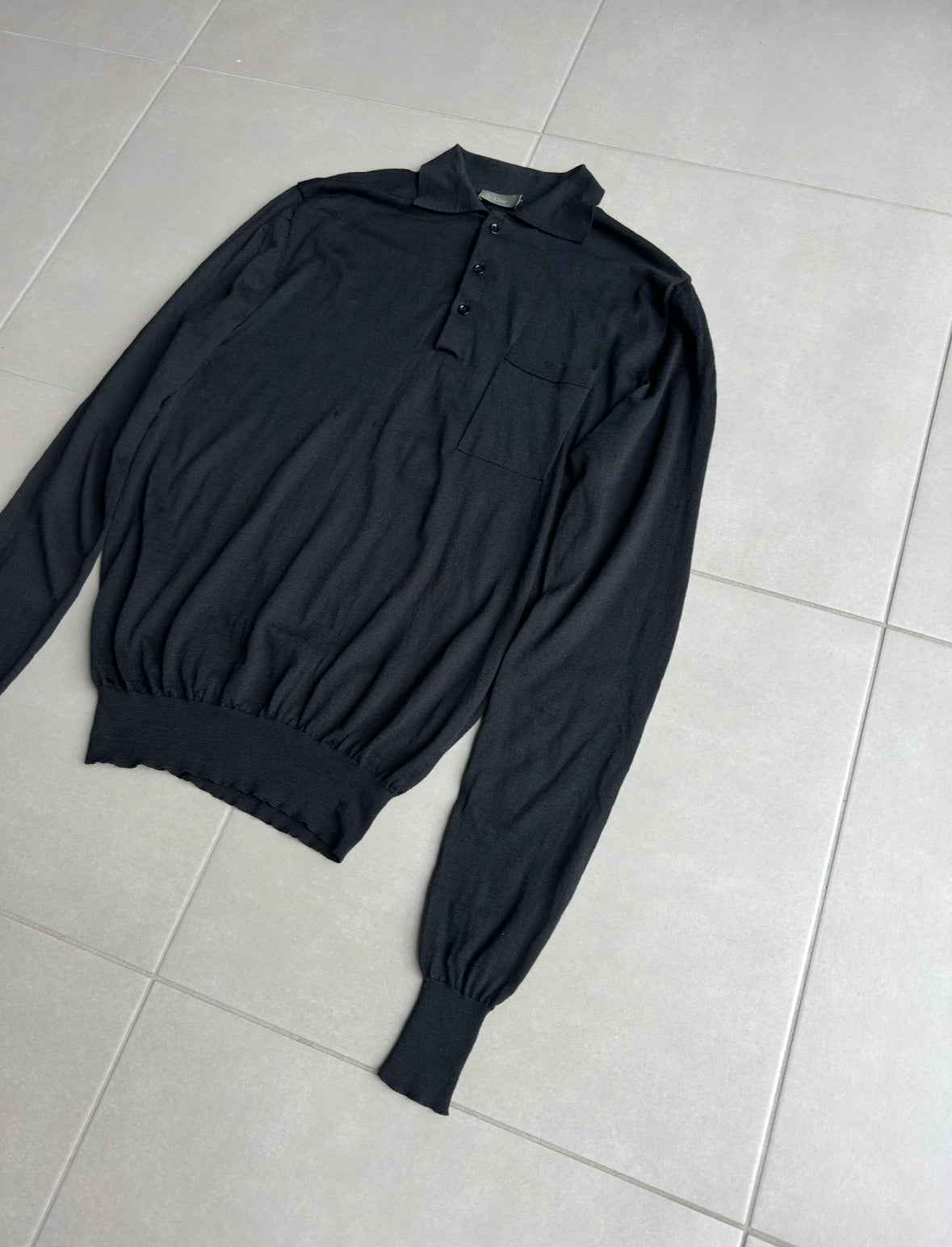Dior Homme SS05 merino wool sweater