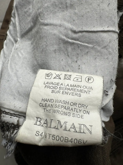 Balmain Homme SS14 cargo biker denim