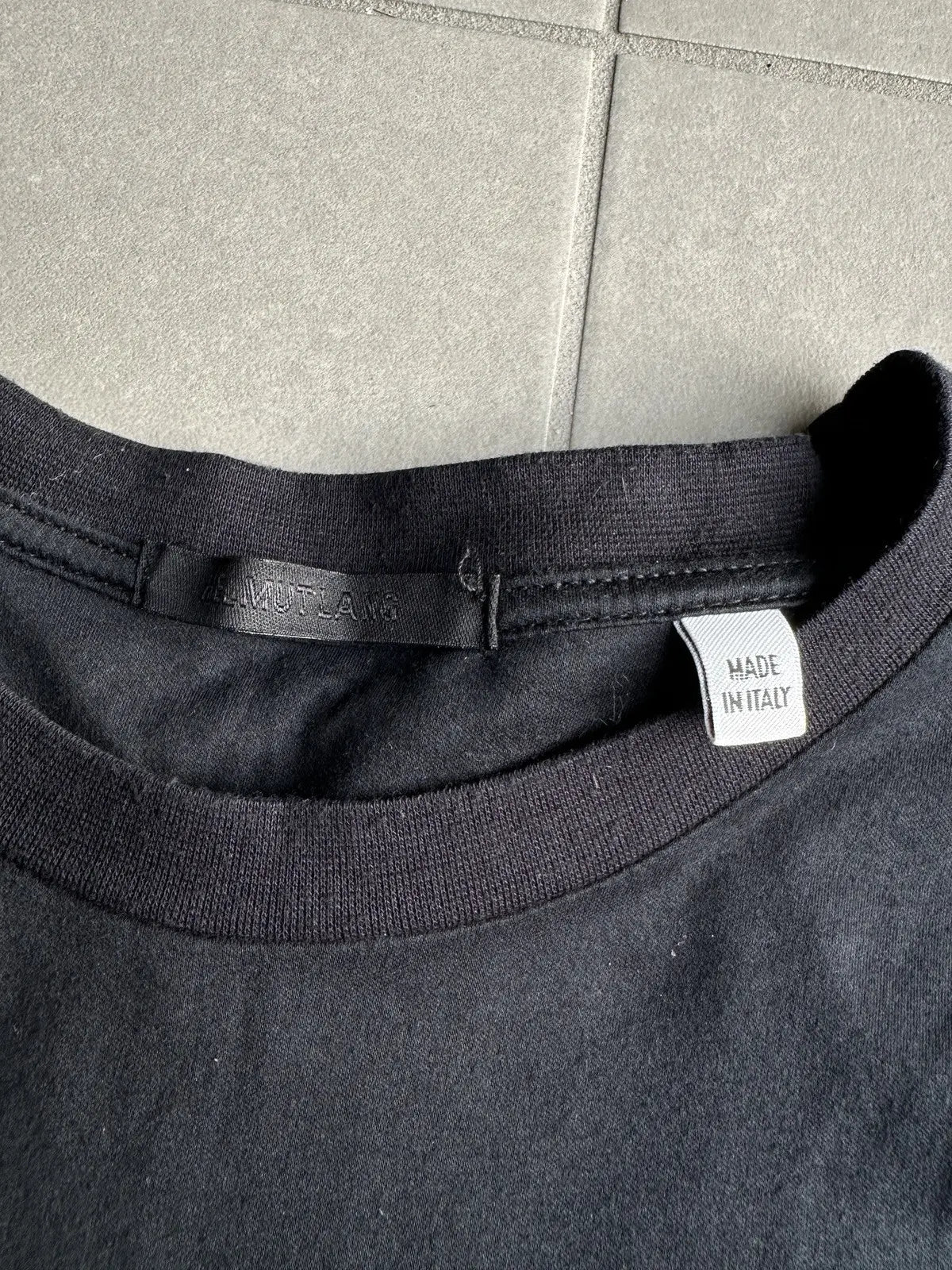 Helmut Lang AW2002 backstage long-sleeve shirt