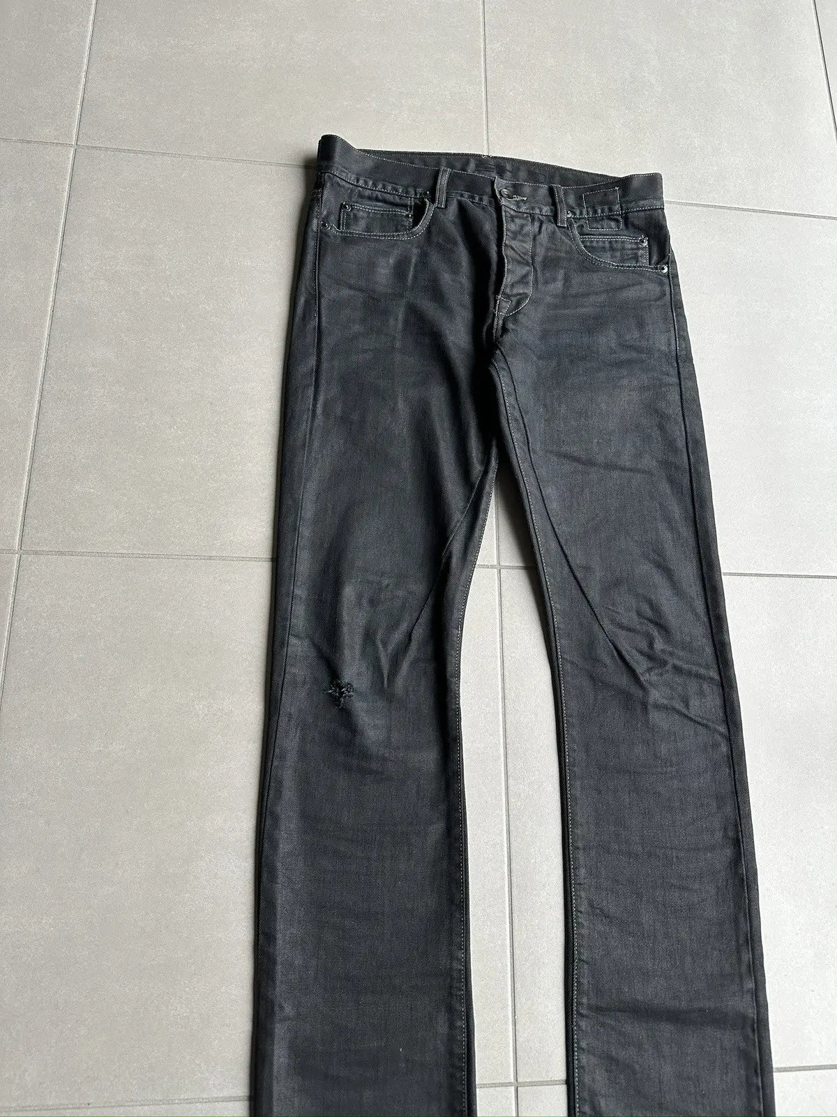 Rick Owens 09SS「STRUTTER」デトロイトカットワックスデニム