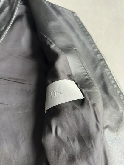 Dior Homme SS02 “Red/Boys don’t cry” lambskin moto jacket