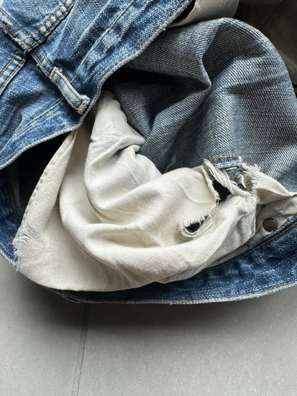 Dior homme SS03 “Follow me” distressed clawmark denim