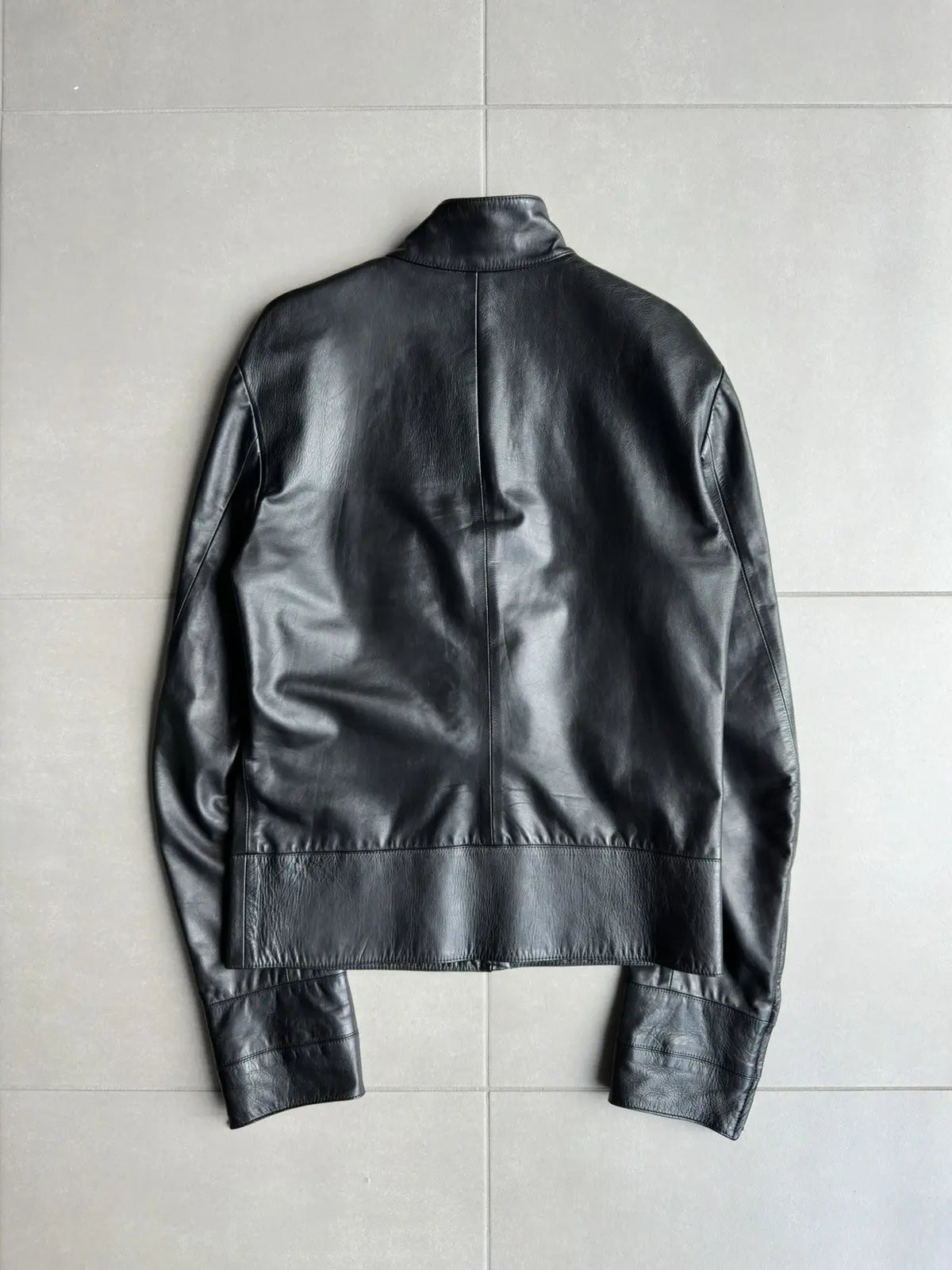 Dior Homme SS02 “Red/Boys don’t cry” lambskin moto jacket