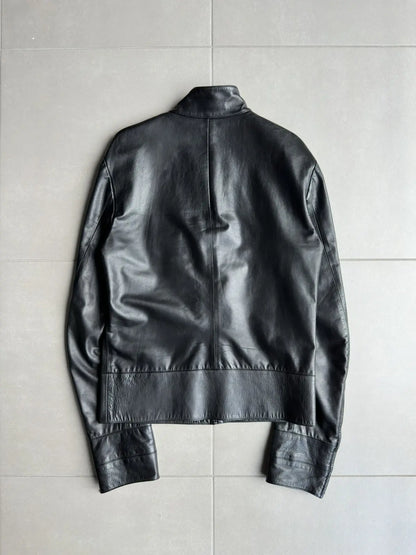 Dior Homme SS02 “Red/Boys don’t cry” lambskin moto jacket