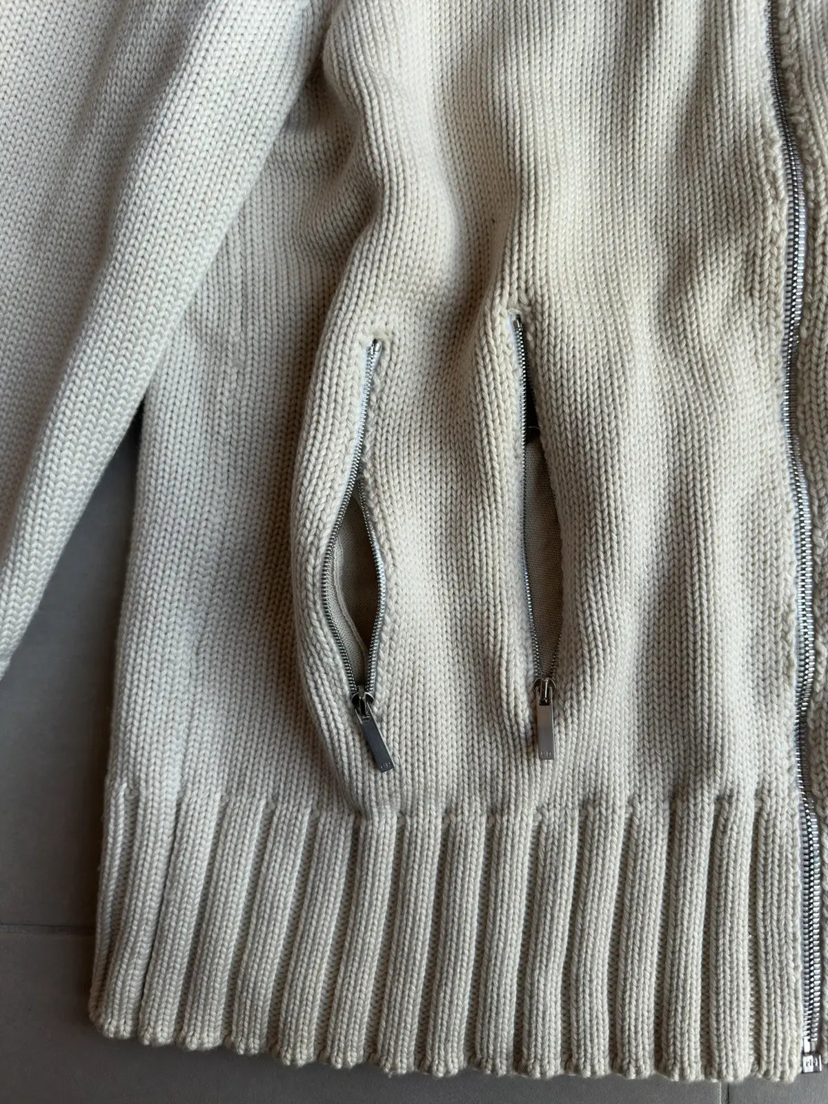 Dior Homme AW02 “Reflexion” merino wool divers knit