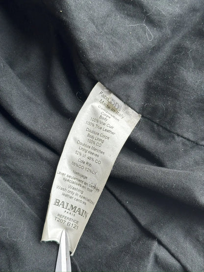 Balmain Homme SS10 Leather Bomber/Teddy jacket