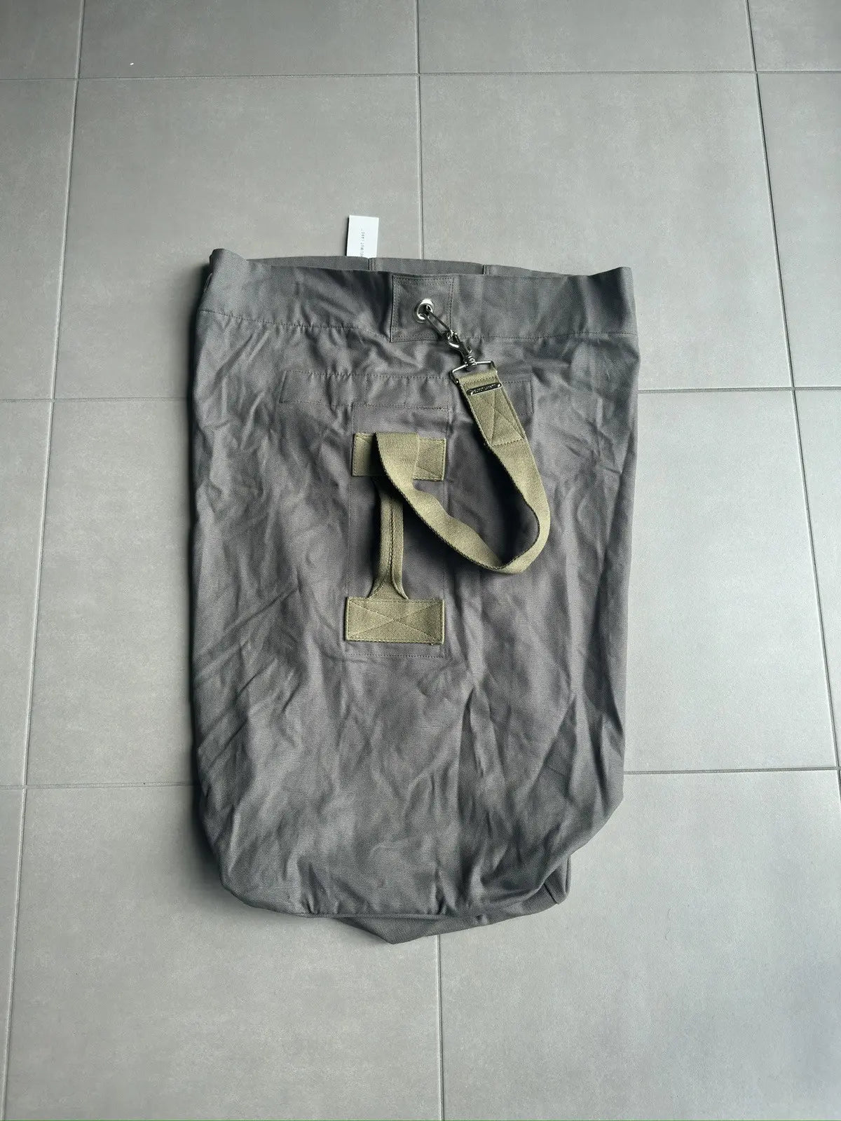 Helmut Lang archive SS1999 military duffle bag