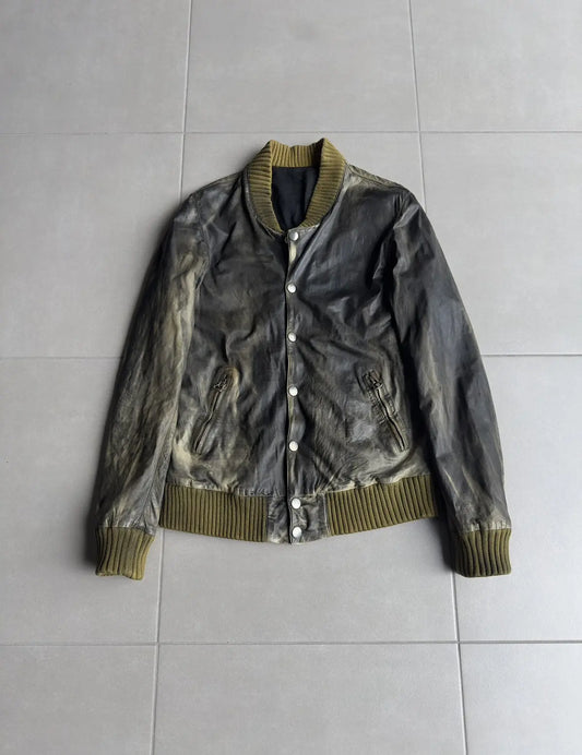 Balmain Homme SS10 Leather Bomber/Teddy jacket