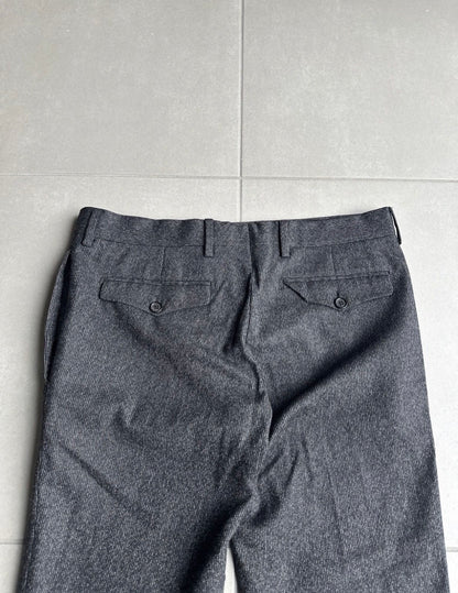 Dior homme AW07 "Navigate" patterned wool trousers