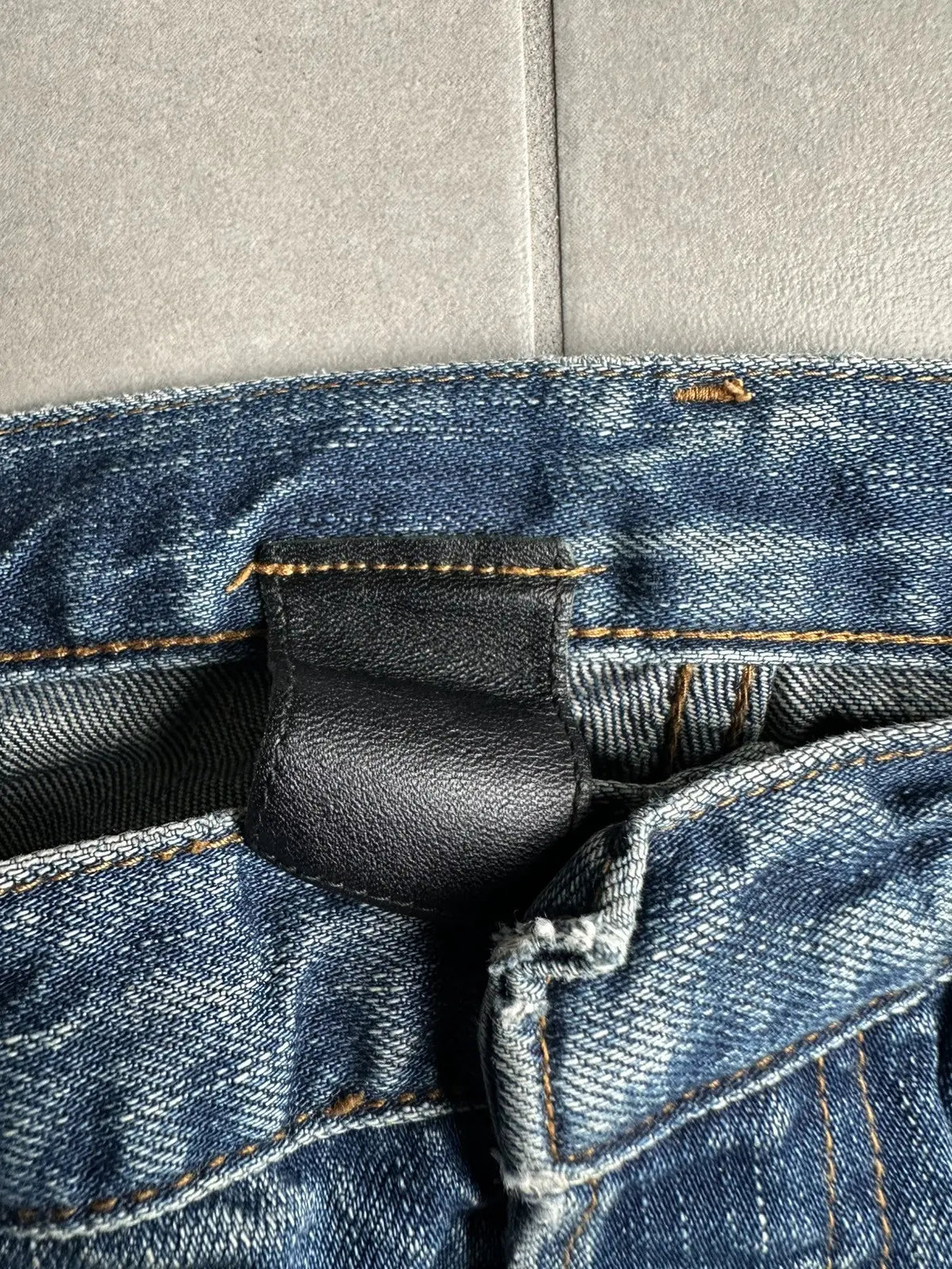 Dior homme SS03 “Follow me” distressed clawmark denim