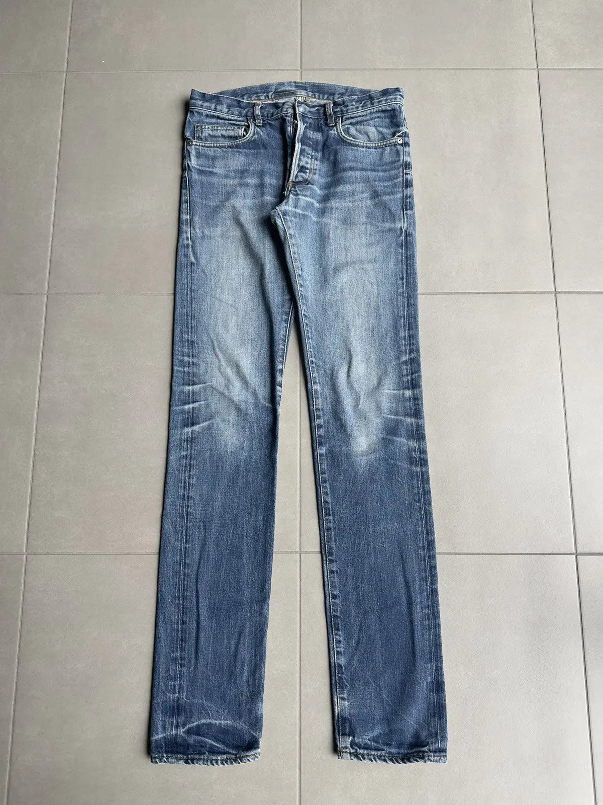 Dior Homme AW07 “Navigate” washed raw jeans