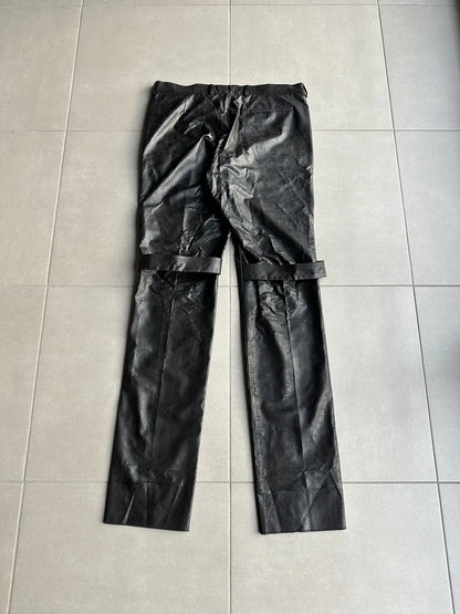 Dior Homme AW03 “Luster” PVC coated cargo pants