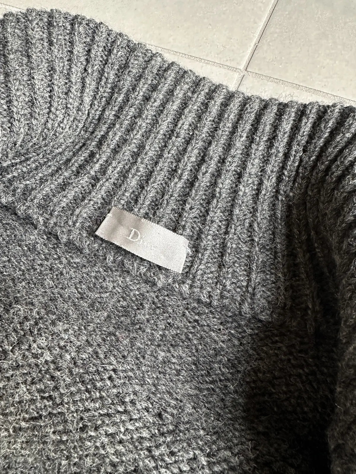 Dior Homme AW04 "Victim Of The Crime" Knit zip up