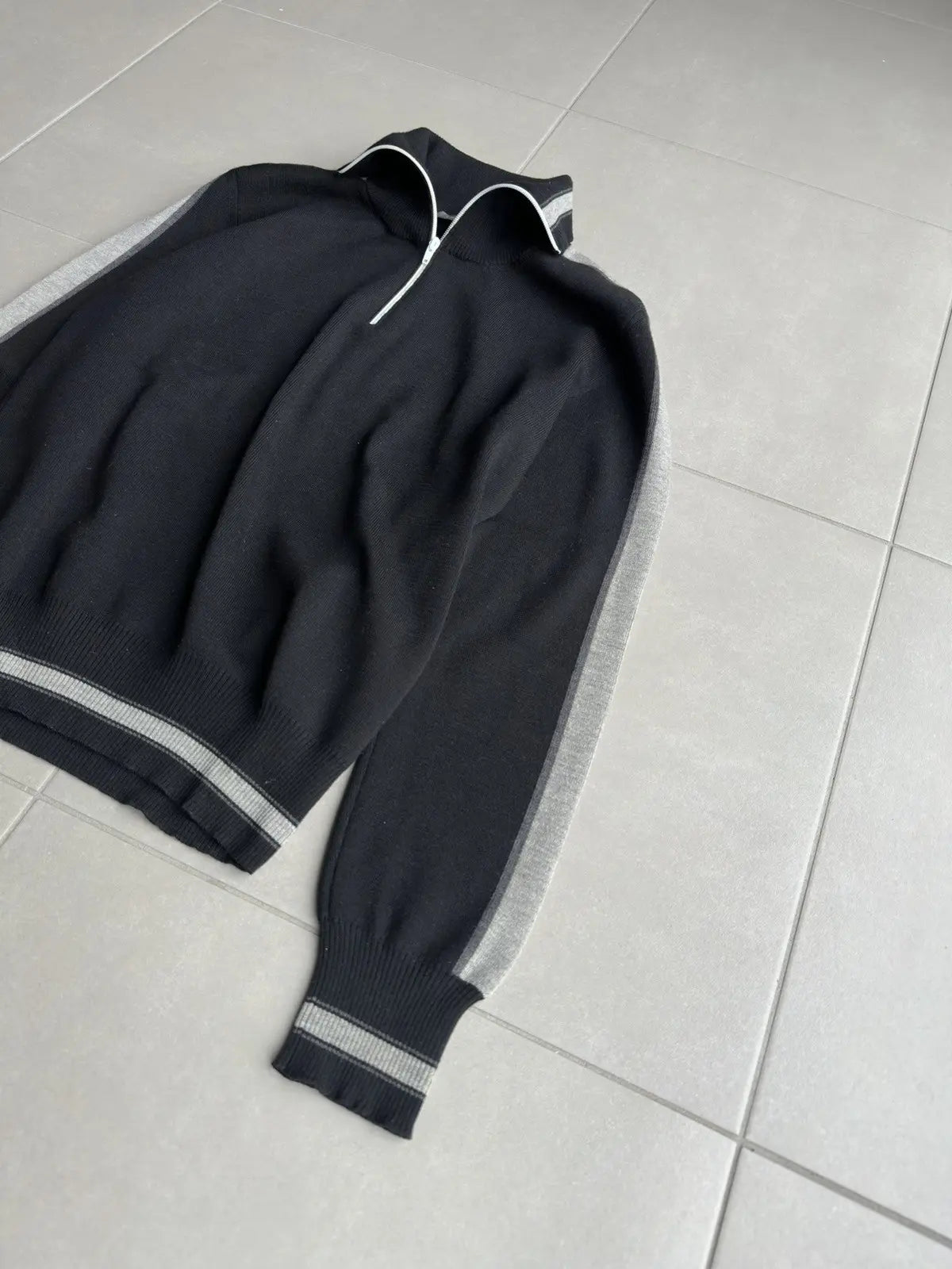 Dior Homme AW05 "in the morning" half zip sweater