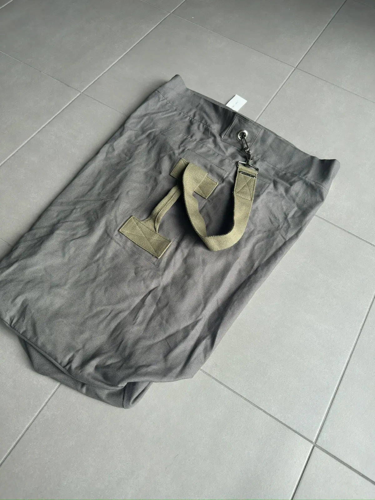 Helmut Lang archive SS1999 military duffle bag