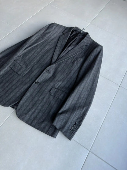 Dior Homme AW07 “Navigate” chalk pinstriped blazer