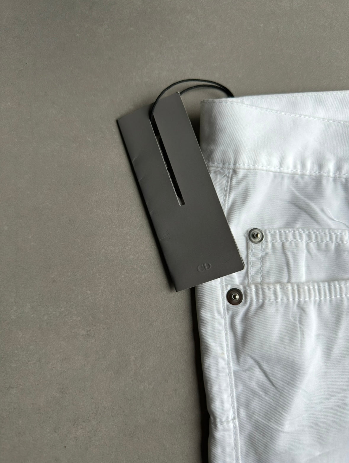 Dior Homme SS07 "we look good together" whiskered trousers